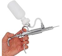 Injecteur De Pistolet À Seringue Pour Bétail, Seringue Continue Automatique Pour Bétail De 2/5 ML, Équipement Vétérinaire Avec Bouteilles De Vaccination En Métal Multifonction Ferme Vétérinaire Po