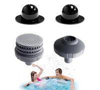 Injecteur de refoulement orientable pour piscine | Raccords Directionnels Compacts 32 mm - Buses pour piscine enterrée - Pour Eau Souterraine Natation Aspirateur Terrasse Extérieur Patio Jardin Nettoy