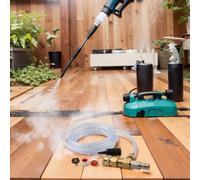 Injecteur de savon en aval 4000 psi pour nettoyeur haute pression - Raccord rapide en laiton 3/8 avec filtre à valve adaptable - Siphon pour équipement électrique de jardin