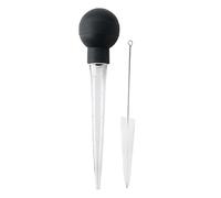 Injecteur de seringue Baster - Injecteurs de seringues à dinde en acier inoxydable | Injecteur de marinade avec aiguilles | Pinceau à badigeonner en silicone pour injecter des aliments et des liquides