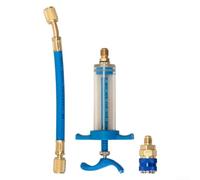 Injecteur de teinture d'huile, injecteur de graisse 30 ml avec adaptateur coupleur rapide côté bas 1/4 SAE AC System Kit d'outils d'entretien