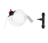 Injecteur d'engrais en Plastique Efficace avec Tube d'eau, Irrigation Goutte à Goutte, pour pelouse, Jardin, Serre (3/4 Pouces)