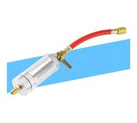 Injecteur d'huile 1/4 SAE R134 Injecteur d'huile 2 oz R134A R12 R22 Système de conditionnement d'air de réfrigération Voiture de remplissage d'huile A/C AC Outil d'injection d'huile et de colorant