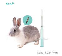 Injecteur d'identification animale de chien de seringue de s RFID de 1.25*7mm avec le transpondeur de d'injection FDX-B d'OIN de 134.2khz - Type ST-Y02 1.25X7MM
