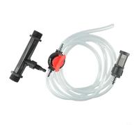 Injecteur d'irrigation de jardin 34 Venturi Dispositif d'engrais avec tube d'eau et interrupteur, compatible avec entrée et sortie de filetage 3/4 pour une injection efficace d'engrais