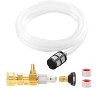 Injecteur en aval pour nettoyeur haute pression, kit d'injecteur de nettoyeur haute pression réglable avec raccords rapides de 1,9 cm et injecteurs de savon haute pression