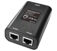 Injecteur Gigabit DC PoE | Entrée 12 V 24 V 48 V (5-60 V) DC | Max 3 A 150 W Haute Puissance 4 paires d'injecteur/répartiteur PoE passif, compatible avec Tycon Systems POE-INJ-1000-WT, POEINJ1000WT