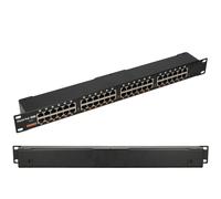 Injecteur Gigabit PoE 24x 1000Mb/s RJ45 montage en rack 19" rack noir