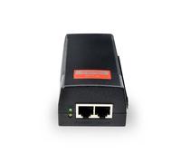 Injecteur PoE 48 V, 60 W, Sortie 100 Mbit/S, Alimentation par Ethernet, Prise PoE Unique, Adaptateur PoE IEEE 802.3at, Prise UE.