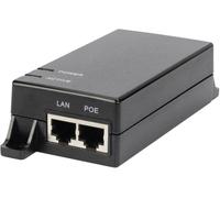 Gigabit Ethernet PoE Injector, 802.3af Power Pins:4/5(+),7/8(-), 15.4W