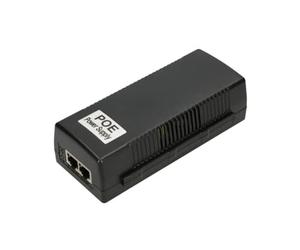 Injecteur PoE Extralink POE-48-48 W Source d'alimentation 48 V, 1 A, 48 W Gigabit, câble inclus, adaptateur PoE 802.3af/at, indicateur LED, Plug & Play, chargeur pour caméras IP, Access Point