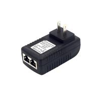 Injecteur POE passif 100 Mbit/s avec sortie 12 V 2 A/15 V 1 A/24 V 1 A/48 V 0,5 A(15V 1A US Plug)