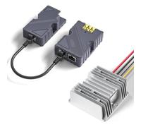 Injecteur PoE Starlink, câble Starlink Dishy vers Adaptateur RJ45, injecteur PoE Starlink GigE 150 W, convertisseur élévateur DC 12-48 V 168 W avec surtension et Protection ESD