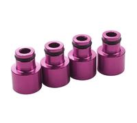 injecteurs 4pcs Injecteur de carburant Chapeau Buse Pièces automobiles modifiées Adaptateur buse débit Fuel Injector(PURPLE)