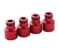 Injecteurs Carburant Fuel Injector Assembly 4pcs Injecteur de carburant Chapeau Buse Pièces automobiles modifiées Adaptateur buse débit(Red)