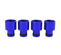 Injecteurs Carburant Fuel Injector Assembly 4pcs Injecteur de carburant Chapeau Buse Pièces automobiles modifiées Adaptateur buse débit(Blue)