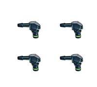 Injecteurs Carburant Fuel Injector Assembly Convient pour Bosch 110 4 pièces connecteur de tuyau de retour d'injecteur de carburant diesel à rampe commune fuite de tuyau en T tuyau en L(4XL)