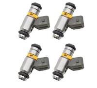 Injecteurs Carburant Fuel Injector Assembly Convient pour Renault Megane Scenic Laguna Espace 2.0 16V 2002-2017 1/4 Pcs Injecteur de carburant Buse 8200058379 IWP098(1 Pcs)