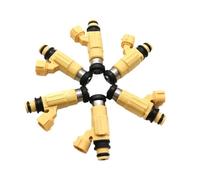 Injecteurs Carburant Fuel Injector Assembly Convient pour Yamaha F200-F225 hors-bord 2002-2012 CDH240 69J-13761-00 69J137610000 6 pièces injecteurs de carburant buse