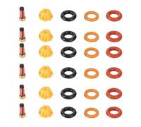 Injecteurs Carburant Kit Joints Réparation D'injecteurs Carburant, Accessoires Voiture Adaptés À pour BMW M3/323is/325is/525i E36/E34/M50/S50, 6 Ensembles Injecteur Carburant