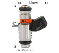 Injecteurs de carburant pour Fiesta pour Ecosport pour Flex 1.0 pour Supercharger 1.6 pour Zetec pour Rocam 8V/Ka 4Pièces/Lot Buse d'injecteur de carburant IWP 127