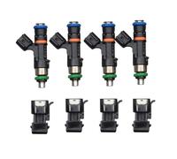Injecteurs De Carburant pour Voiture avec Convertisseur, 4 Pièces, pour Moteur Turbo pour TT pour Quattro 1.8T 20V 2000-2005 0280158117 0280158298