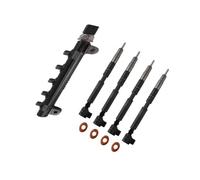 Injecteurs de remplacement à rampe commune de carburant, 4 pièces, compatibles avec Doosan 7275454 28337917