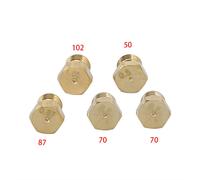 Injecteurs De Table De Cuisson M6 X 0.75,Brûleurs À Gaz Propane,Kit Gpl,Buses À Jets,50 70 70 87 102,5 Pièces