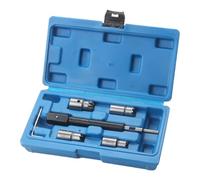 Injector Cleaning Kit, Injectors Seat Cleaning Set with 6 Precision Reamers, Engine Maintenance Tool for Lawnmower, Racing Car, Motorcycle, Marine Vehicle, Auto Repair Shop, Mechanic Use Servicing