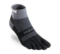 Injinji - 2.0 Run Midweight Mini Crew - Chaussettes - Mixte - Noir (Black/Gray) - Taille: L