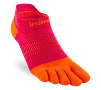 Injinji - Women's Run Lightweight No-Show - Chaussettes de running - Unisex M/L | EU 40.5-44.5 - chili