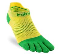 Injinji Chaussettes de course légères pour femme à orteils invisibles, agrume, Small