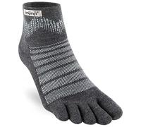 Injinji Chaussettes de randonnée Outdoor Midweight Mini-Crew Laine Gris EU 37-40