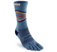 Injinji - Trail Midweight Crew - Chaussettes de randonnée - Unisex L | EU 44.5-47 - lake