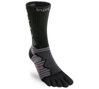 Injinji Chaussettes de running Ultra Run Crew – noir/gris – Taille S