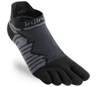 Injinji Chaussettes Ultra Run No‑Show Coolmax Onyx Taille 44,5–47