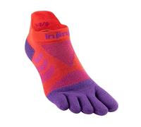 Injinji Femmes ULTRA RUN NO-SHOW RAZZMATAZZ M/L (EU : 40,5-44,5+), rouge, Medium/Large