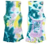 Injinji GRIP TOELESS MINI-CREW Chaussette Antidérapante TEAL SWIRL S/M, multicolore, S-M