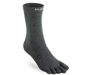 Injinji Liner Lightweight Crew Coolmax Teensokken Black