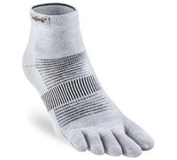 Injinji Chaussettes de running Run Lightweight Mini-Crew Coolmax à doigts Unisexe M gris