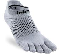 Injinji Chaussettes de running Run Lightweight No-Show Femme Coolmax Gris EU 40,5-44,5