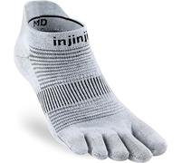 Injinji Run Lightweight No-Show (taille S, gris), gris, Small