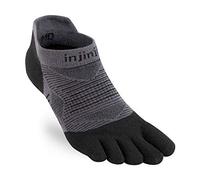 Injinji Run Lightweight No Show Toe Socks Black Size : 44-47