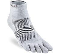 Chaussettes de running à doigts INJINJI Run Lightweight Mini-Crew (Gray) S