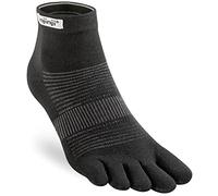 Injinji Run - Teensokken - Unisex - Zwart - Mini Crew - Original Weight