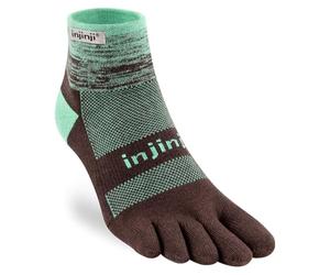 Injinji Trail Midweight Mini Crew Toesocks pour homme, menthe, X-Large