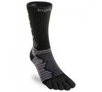 Chaussettes Injinji Ultra Run Crew noir gris - S
