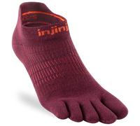 Injinji - Women's Run Lightweight No-Show - Chaussettes de running - EU 40,5-44,5 - mahogany