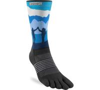 Injinji Women's Trail MiDWEIGHT Crew ARTIST DESIGNED DENALI XS/S, multicolore, XS-S