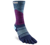 Injinji - Women's Trail Midweight Crew - Chaussettes de randonnée - EU 40,5-44,5 - twilight